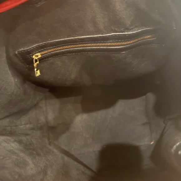 Vintage Louis Vuitton Black/Red Epi Noé Bucket Bag W/COA - Picture 10 of 16
